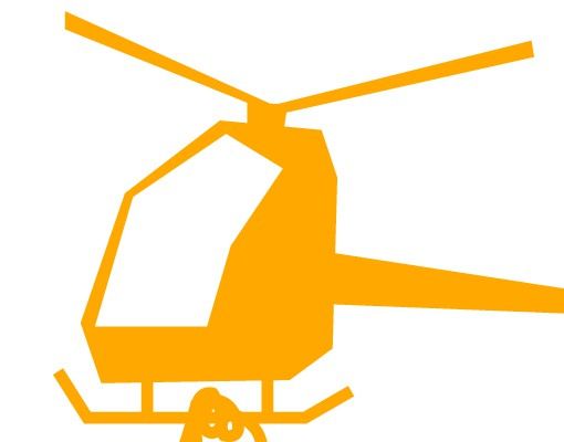 Autocolantes de parede ardósia No.AC83 Helicopter