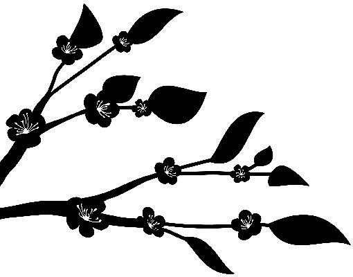 Självhäftande folier No.RS63 Blossom Branch