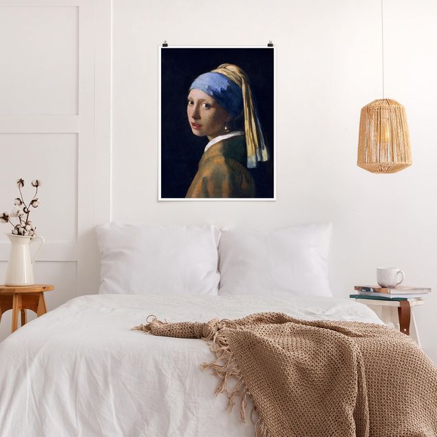 Konstutskrifter Jan Vermeer Van Delft - Girl With A Pearl Earring