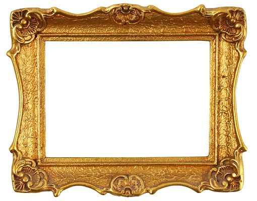 adesivos de parede No.493 Golden Frame I