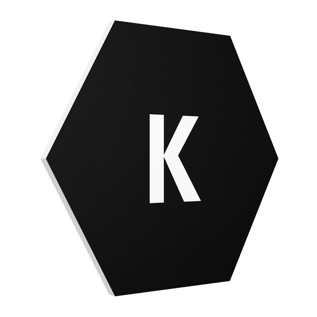 Tavlor modernt Letter Black K