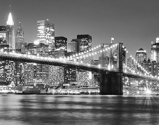 Kakel klistermärken Nighttime Manhattan Bridge II