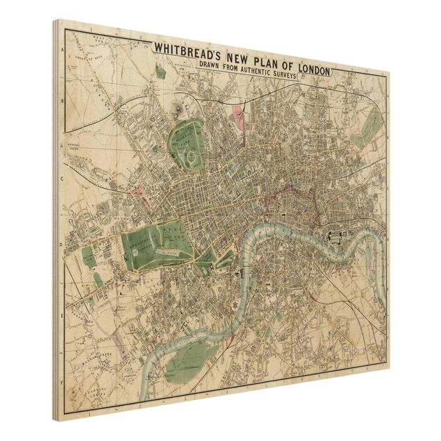 Kök dekoration Vintage Map London