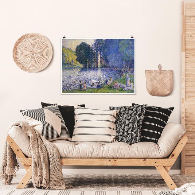 Konststilar Post Impressionism Henri Edmond Cross - The Lake In The Bois De Boulogne