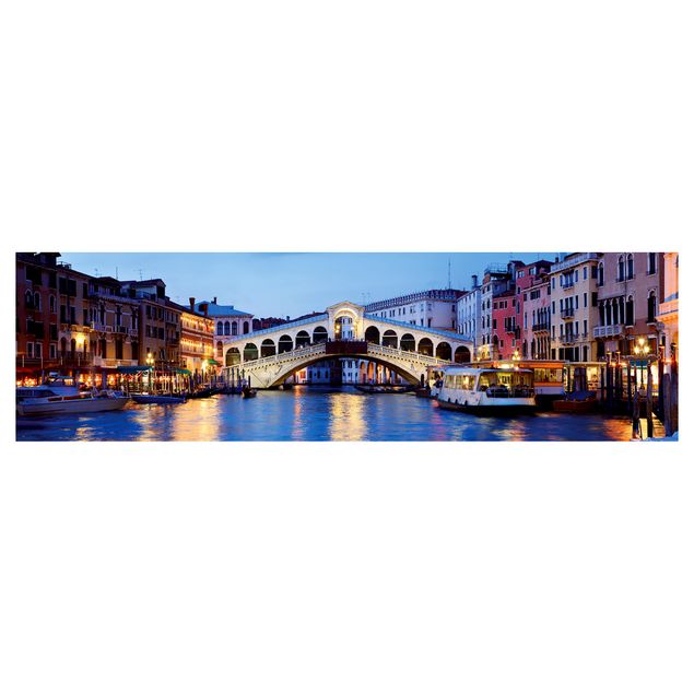 väggplatta kök Rialto Bridge In Venice