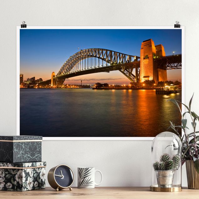 Tavlor Australien Harbor Bridge In Sydney