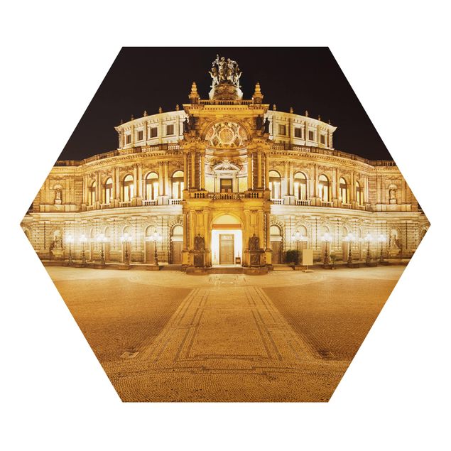 Hexagonala tavlor Dresden Opera House