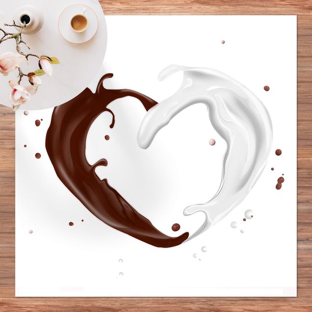 altanmattor Chocolate Milk Heart