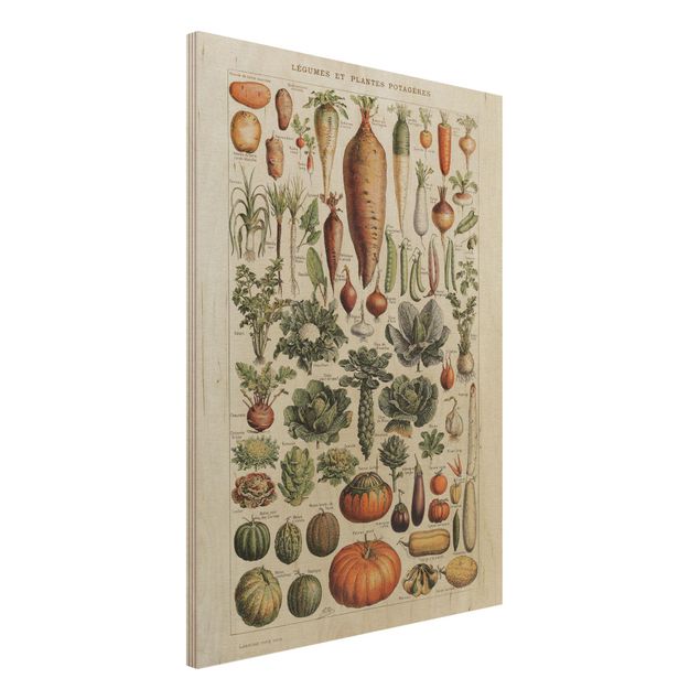Kök dekoration Vintage Board Vegetables