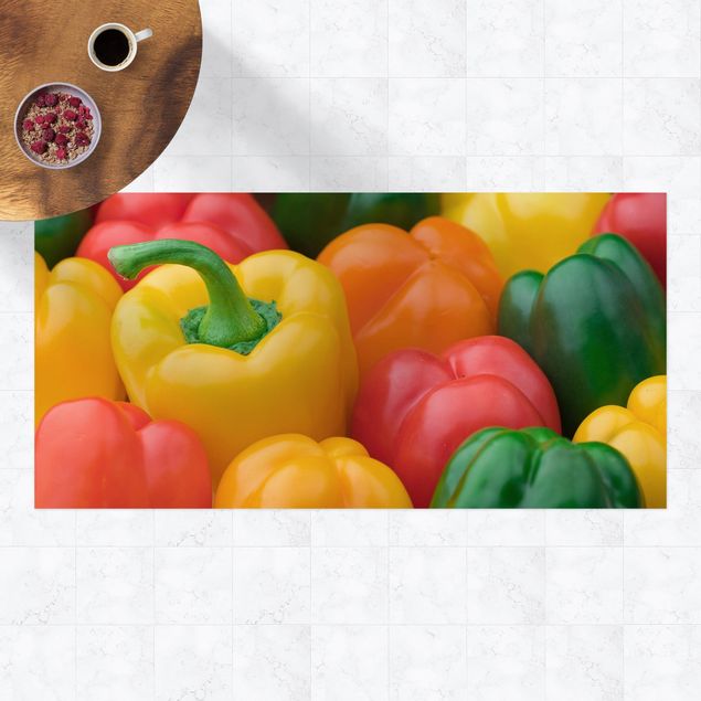 stor utomhusmatta Colourful Pepper Mix