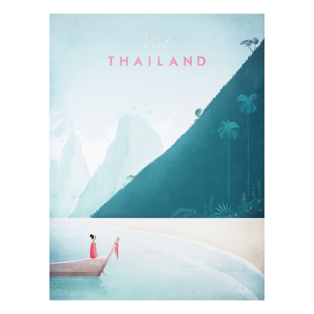 Tavlor bergen Travel Poster - Thailand