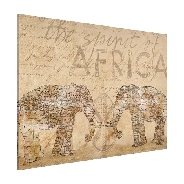 Kök dekoration Vintage Collage - Spirit Of Africa