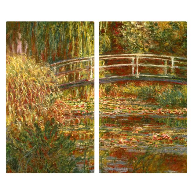 Tavlor Claude Monet Claude Monet - Waterlily Pond And Japanese Bridge (Harmony In Pink)