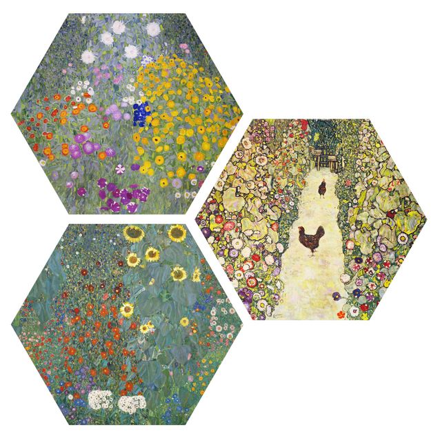 Konststilar Gustav Klimt - In The Garden