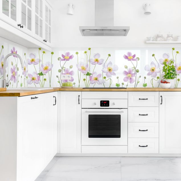 Stänkskydd kök blommor  Anemone Mix