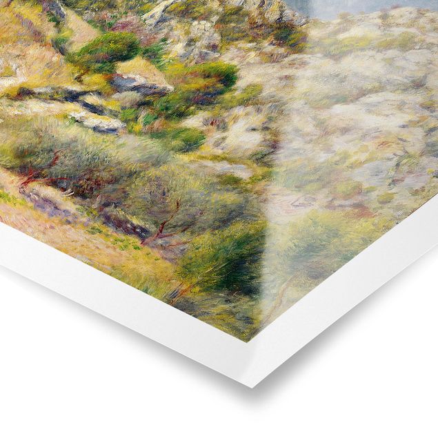 Tavlor landskap Auguste Renoir - Rock At Estaque