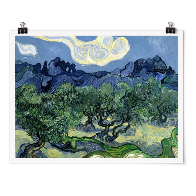 Konststilar Post Impressionism Vincent Van Gogh - Olive Trees