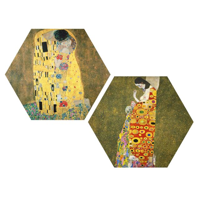 Konststilar Gustav Klimt - Kiss And Hope