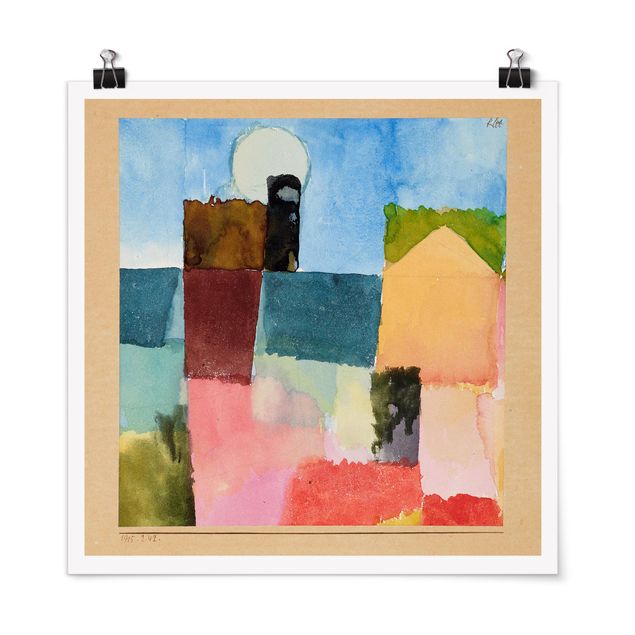 Konststilar Paul Klee - Moonrise (St. Germain)