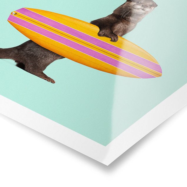 Tavlor hav Otter With Surfboard