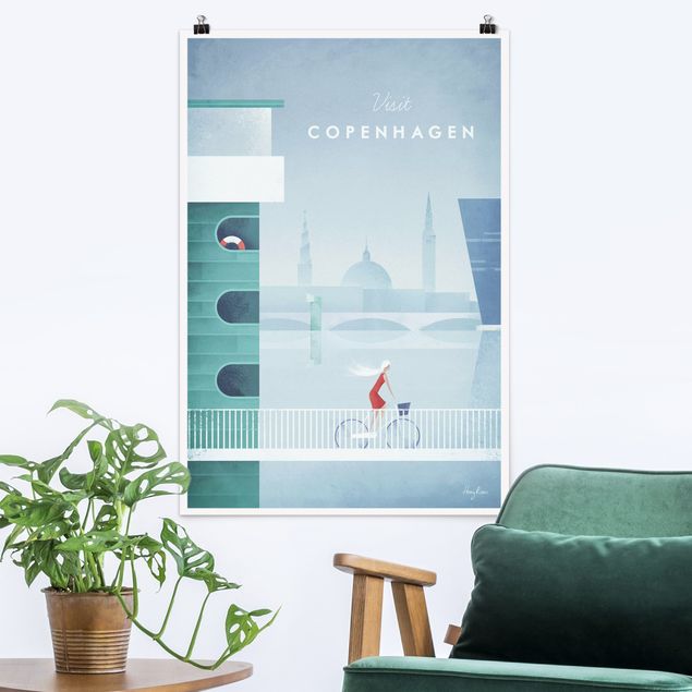 Kök dekoration Travel Poster - Copenhagen