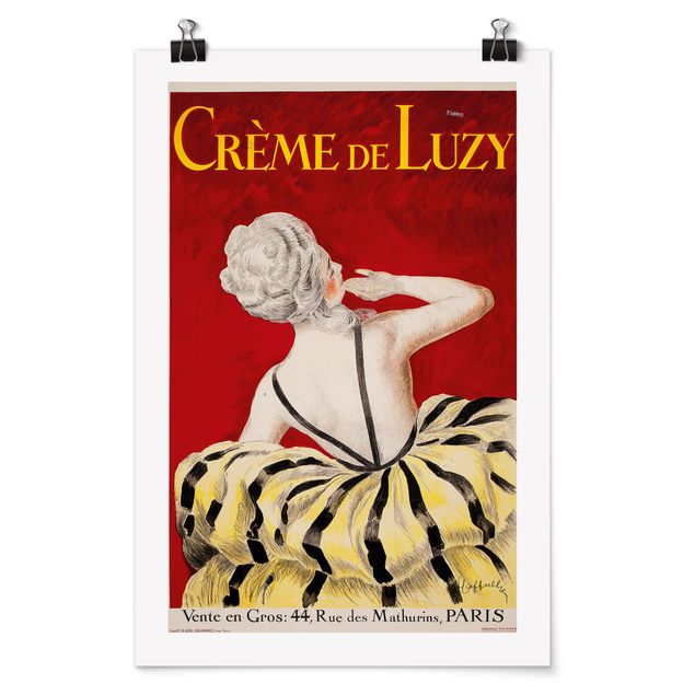 Posters konstutskrifter Leonetto Cappiello - Crème De Luzy