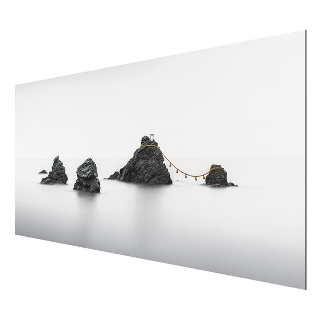 Tavlor landskap Meoto Iwa -  The Married Couple Rocks