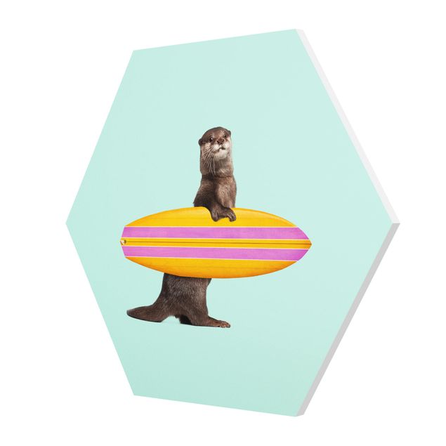 Tavlor turkos Otter With Surfboard