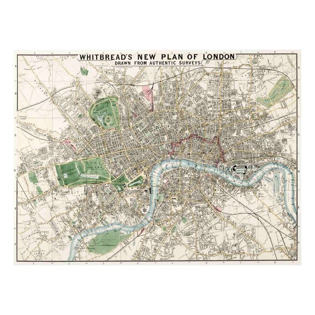 Tavlor London Vintage Map London