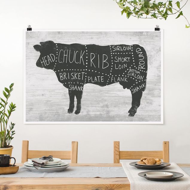Kök dekoration Butcher Board - Beef