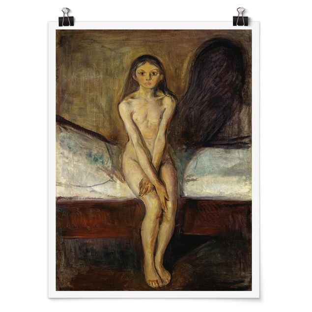 Konstutskrifter Edvard Munch - Puberty
