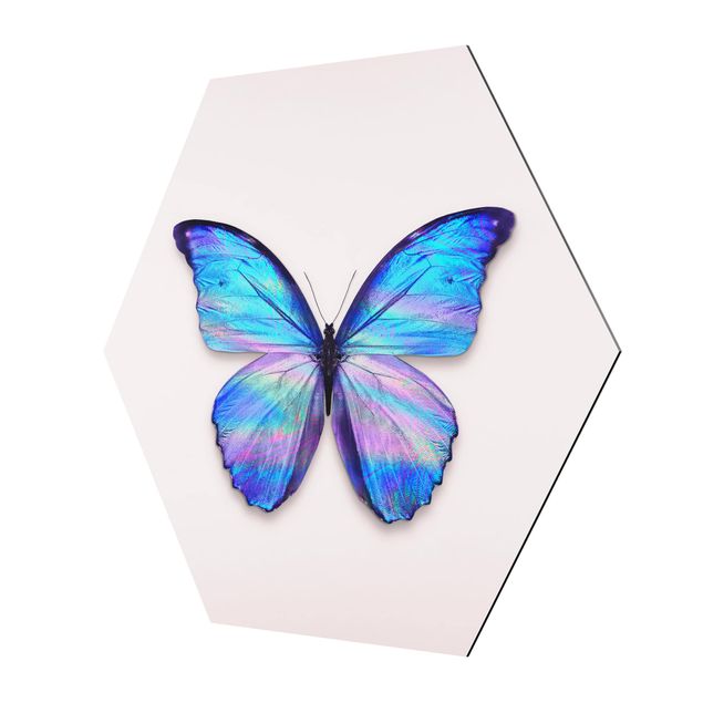 Tavlor djur Holographic Butterfly