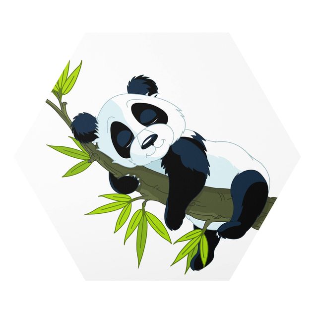 Tavlor natur Sleeping Panda