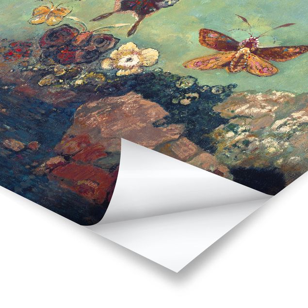 Tavlor konstutskrifter Odilon Redon - Butterflies
