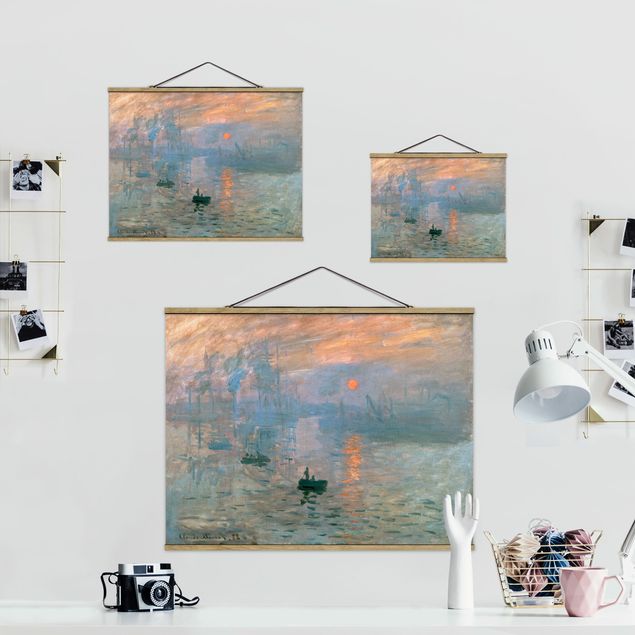 Tavlor konstutskrifter Claude Monet - Impression (Sunrise)