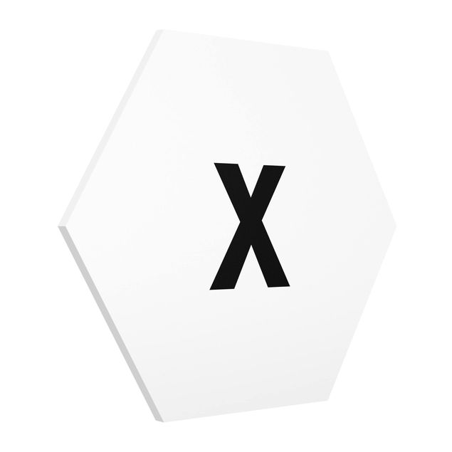 Tavlor modernt Letter White X