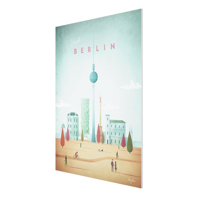 Tavlor arkitektur och skyline Travel Poster - Berlin