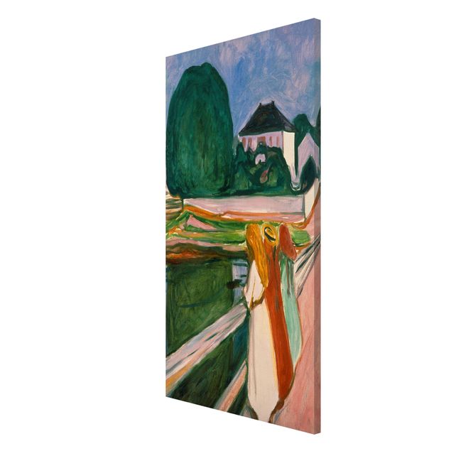 Konststilar Post Impressionism Edvard Munch - White Night