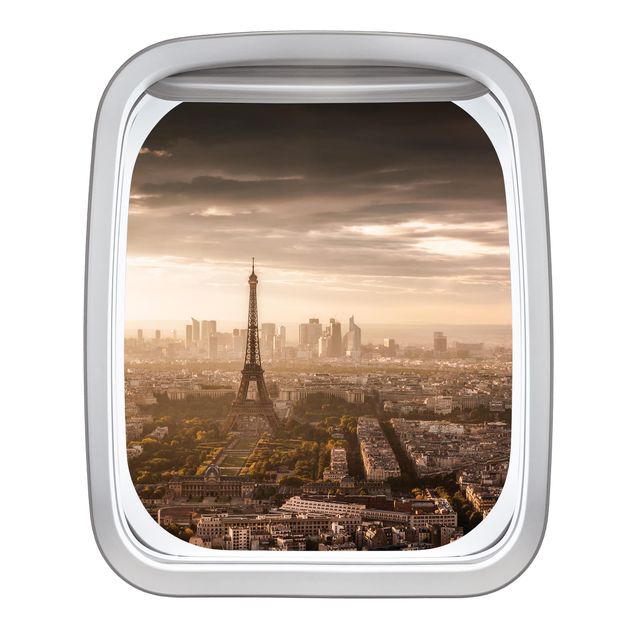 Kök dekoration Aircraft Window Great View Of Paris