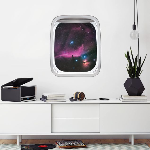 Inredning av barnrum Aircraft Window Orion Nebula