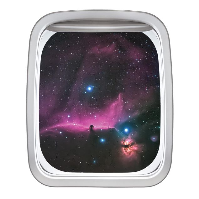 Wallstickers 3D Aircraft Window Orion Nebula