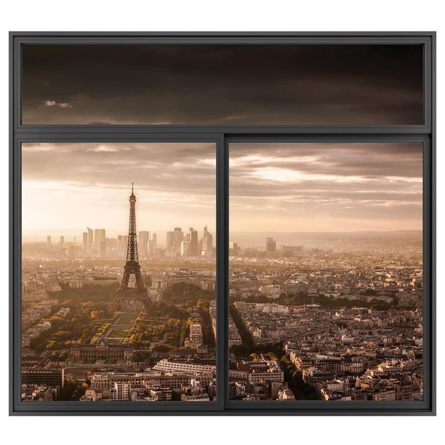 Kök dekoration Window Black  Great View Of Paris