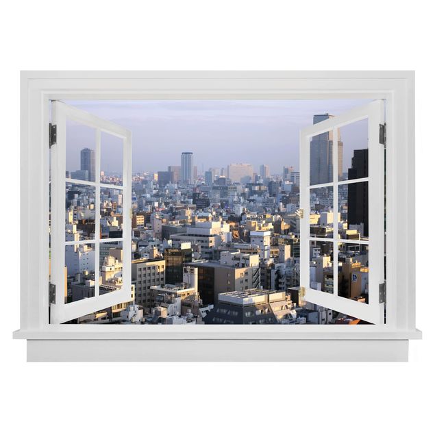 Kök dekoration Open Window Tokyo City