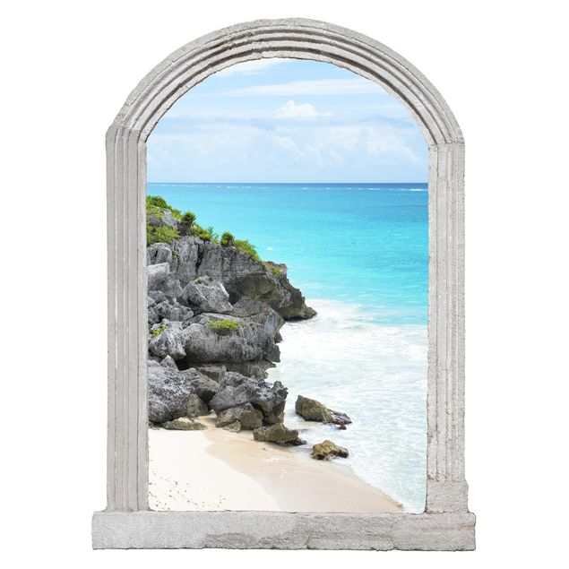 Kök dekoration Stone Arch Caribbean Coast Tulum Ruins