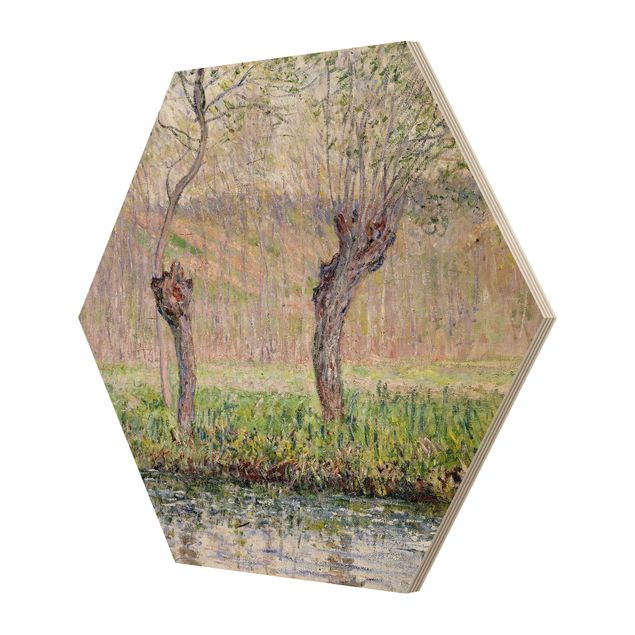 Tavlor Claude Monet Claude Monet - Willow Trees Spring