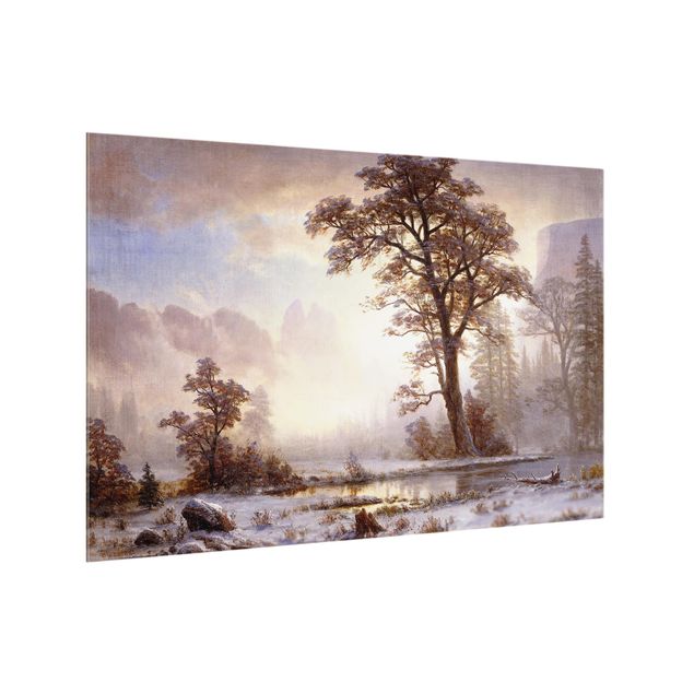 Konstutskrifter Albert Bierstadt - Yosemite Valley At Snowfall