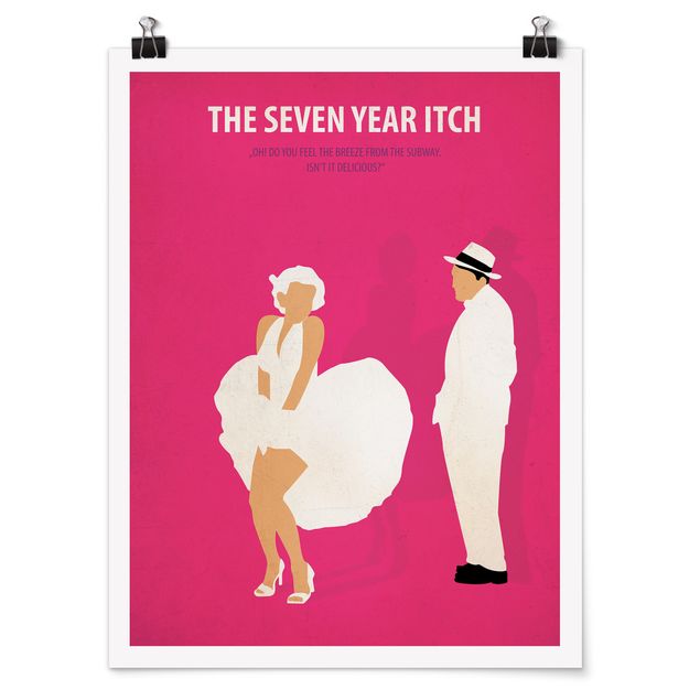Tavlor porträtt Film Poster The Seven Year Itch