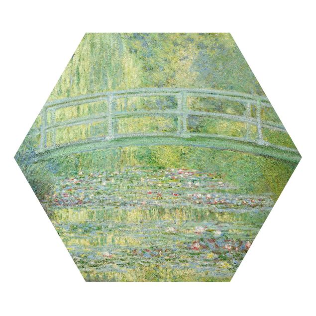 Tavlor landskap Claude Monet - Japanese Bridge