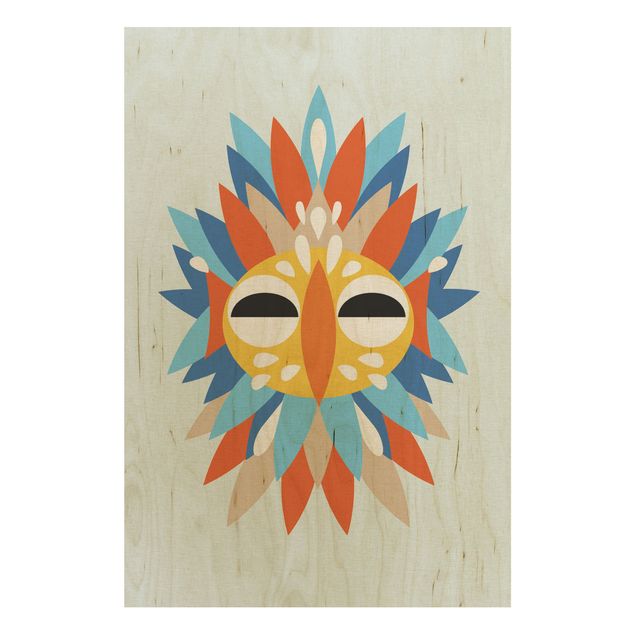 Tavlor muah Collage Ethnic Mask - Parrot