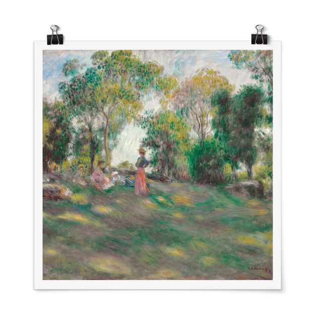Konstutskrifter Auguste Renoir - Landscape With Figures